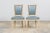 Early 20th Century Antique French Louis XVI Style Painted Dining Chairs in French Blue - Set of 4 For Sale - Image 5 of 18