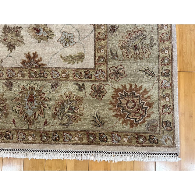 Tabriz Persian Style Handmade Wool Area Rug 9x12 For Sale - Image 4 of 10