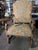 Late 20th Century Vintage French Provincial Paisley Upholstered Armchair With Matching Ottoman For Sale - Image 5 of 14
