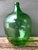 Vintage Green Glass Demijohn Bottle For Sale - Image 12 of 14