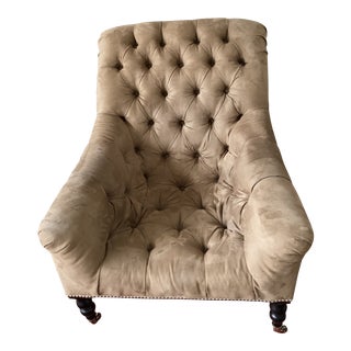 Ralph Lauren Mayfair Tufted Chair For Sale