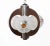 Brown Mid-Century Italian Wood & Murano Glass Pendant from Mazzega, 1970s For Sale - Image 8 of 10