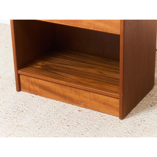 Mid 20th Century Danish Modern Teak Nightstand For Sale - Image 10 of 12