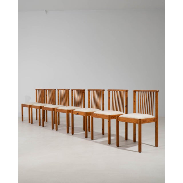 19th Century France Modern Cream Wood Dining Chair For Sale In Greensboro - Image 6 of 11