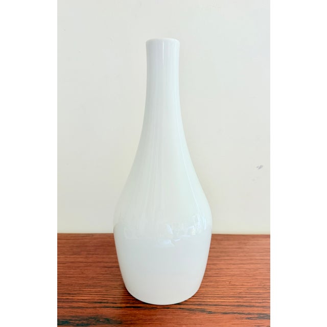 German Glazed Porcelain Vase from H&G Seb Heinrich, 1970s, in Very Good conditions. Designed 1970 to 1979 This piece has...