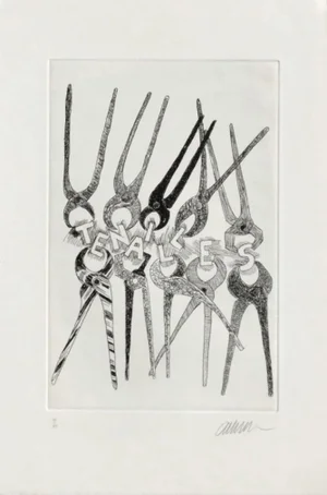 1994 "Pliers (Tenailles)" Etching by Arman