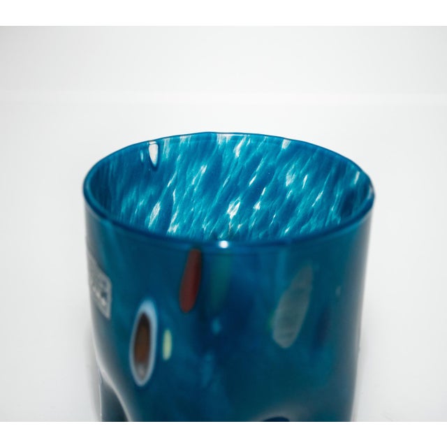Blue La Vetreria Firenze Drinking Set by Vestidello Luke, Set of 6 For Sale - Image 8 of 12