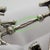Metal Vintage Italian Handmade Genuine Silver & Rubber Wheels Large Tandem Bicycle Miniature Figurine Made in Arezzo Tuscany For Sale - Image 7 of 10