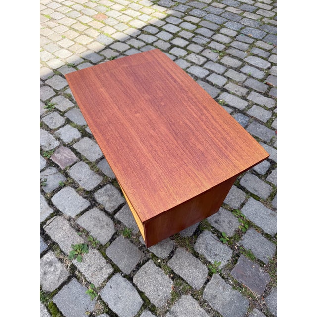 Sapelli Mahogany TV Display Cabinet with Rotating Top For Sale - Image 9 of 11