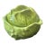 Small Cabbage Design Ceramic Covered Green Serving Dish in Excellent Condition For Sale