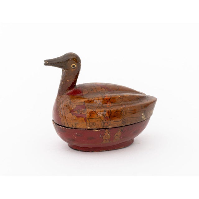 Chinese Duck Form Covered Boxes, 4 For Sale - Image 12 of 14
