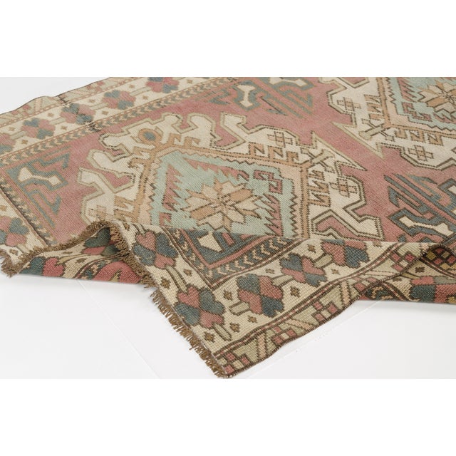 Mid 20th Century Turkish Bohemian Decorative Carpet For Sale - Image 6 of 8