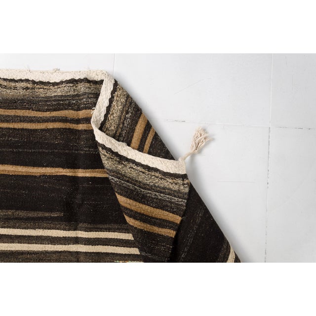 Turkish Mid 20th Century Oushak Floor Home Decor Kilim Rug For Sale - Image 3 of 10