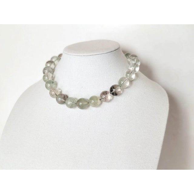 Phantom Quartz Knotted Necklace For Sale - Image 4 of 11