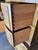 Vintage French Provincial Mahogany High Boy Chest of Drawers / Dresser For Sale - Image 9 of 11