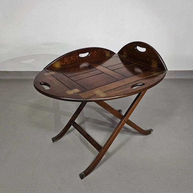 Victorian Foldable Serving / Butler's Tray / Side Table Bevan Funnell Ltd Newhaven Condition: good condition / 70s...