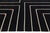 Modern Geometric Kilim Wool Rug With Architectural Line Art & Crimson Accents For Sale In New York - Image 6 of 12