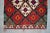 Ruby Red 1980s Turkish Rug Handmade Navajo Style Kilim Rug - 3′1″ × 3′9″ For Sale - Image 8 of 10
