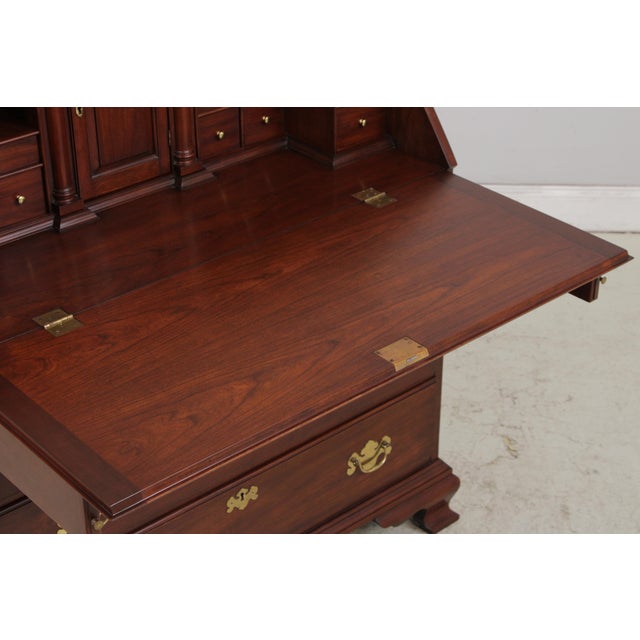 Wood Henkel Harris Cherry Slant Front Desk For Sale - Image 7 of 18