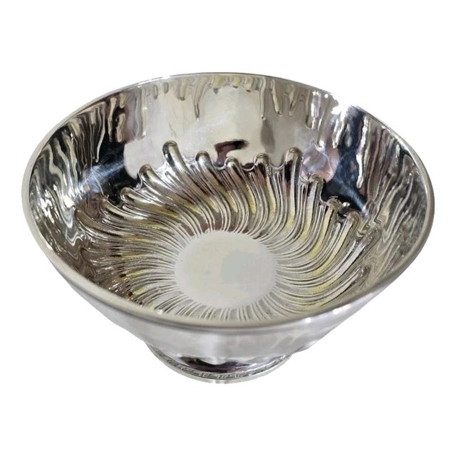Antique Victorian Britannia Standard Silver Punch Bowl, Dublin, 1891 For Sale