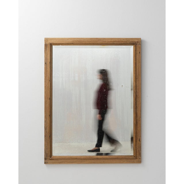 Amber 19th Century France Amber Wood Mirror For Sale - Image 8 of 9