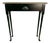 1990s Post Modern Boho Chic Black Thin Style Console Table. For Sale