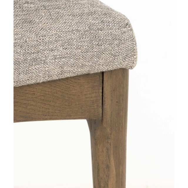 Gray Four Hands "Abida" Upholstered Dining Chairs, 4 For Sale - Image 8 of 9