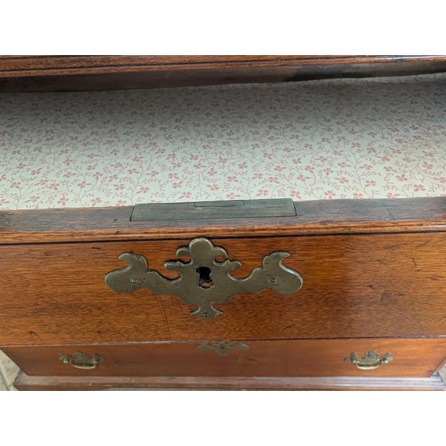 Wood Antique Chippendale Solid Mahogany 4-Drawer Chest of Drawers For Sale - Image 7 of 7