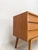 Beautiful vintage walnut chest of drawers from germany, dating to the late 1950s. The design is defined by its clean...