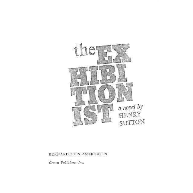 "The Exhibitionist" 1967 Sutton, Henry For Sale - Image 4 of 4