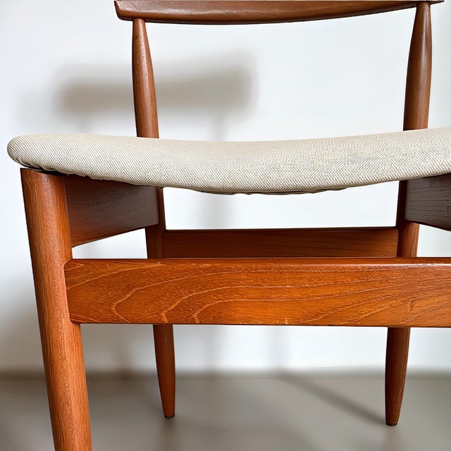 Danish Chairs in Teak with Rounded Backrest attributed to Pe Jorgensen for Farso Mobelfabrik, Denmark, 1960s, Set of 2 For Sale - Image 12 of 17
