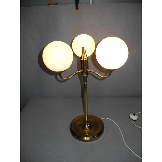 Mid-Century Modern Brass Sputnik Spherical Table Lamp, 1960s For Sale - Image 18 of 18