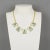 Limoges, France Limoges France White Enamel and Pate De Verre Link Necklace For Sale - Image 4 of 11