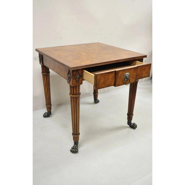 Traditional Theodore Alexander Althorp Regency Mahogany One Drawer Side Table a L50046 For Sale - Image 3 of 12