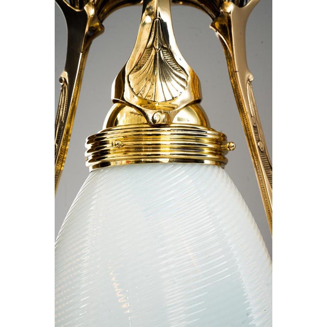 Vintage Art Deco Ceiling Lamp, 1920s For Sale - Image 9 of 16