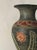 Art Deco Vintage Hand-Painted Folk Art Ceramic Vessel With Lid — Charcoal & Rust, Circa Mid-20th Century For Sale - Image 3 of 6