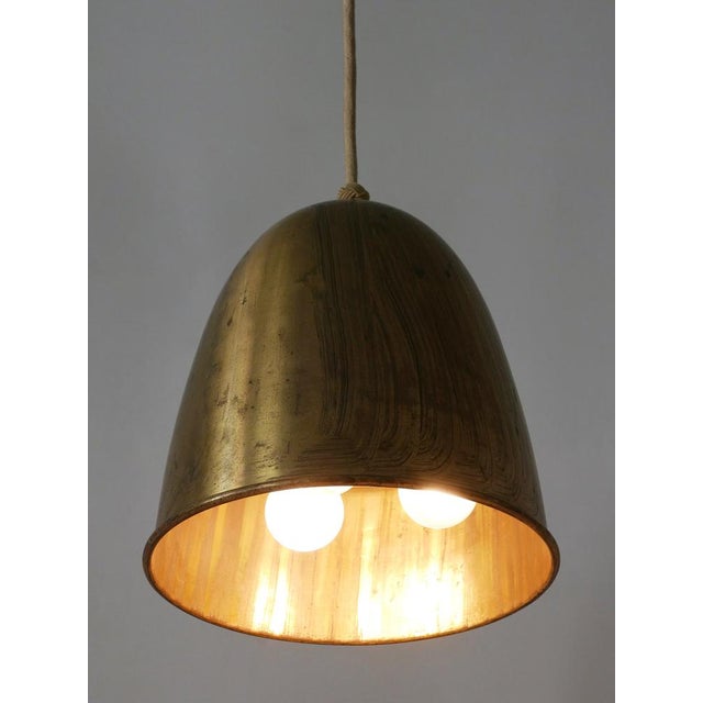 Mid-Century Modern Brass Pendant Lamp, Germany, 1950s For Sale - Image 11 of 18