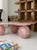 Handcrafted Rose Quartz Organic Coffee Table With Sphere Legs | Sculptural Luxury Stone Table For Sale - Image 4 of 8