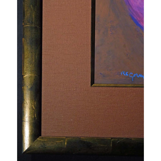 1990s RC Gorman "Shaina" Original Pastel Drawing Hand Signed For Sale - Image 5 of 5