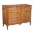 French Louis XV Style Walnut French Country Three Drawer Commode For Sale