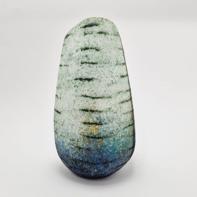 Modernist Grog Clay Ceramic Vase by Ágoston Simó For Sale - Image 6 of 11