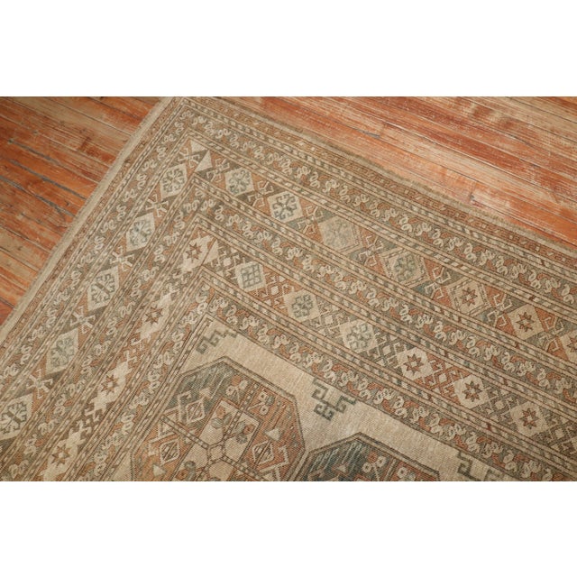 Vintage Large Zabihi Collection Afghan Tribal Ersari Rug - 10'7" x 14'11" For Sale - Image 12 of 12