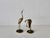 Vintage Mid-Century Mantle Size Sculptural Brass Cranes Herons Water Fowl-a Pair For Sale - Image 11 of 14
