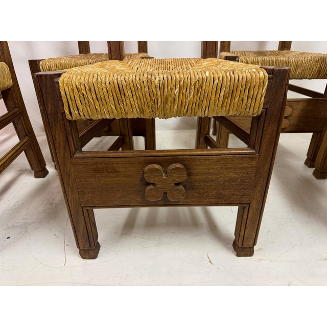 Vintage Arts and Crafts Dining Chairs, 1920, Set of 6 For Sale - Image 14 of 14