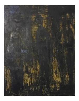 Women - Original China Ink and Pastel by Mariano Villalta - 1970s 1970s