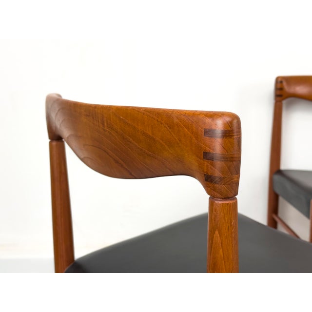 Danish Teak Dining Chairs by H. W. Klein for Bramin, 1960s, Set of 4 For Sale - Image 4 of 18