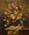 Still life Oil on canvas Painting 19th century Tuscan school Flowers This piece is attributed to the mentioned...