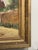 Wood 19th Century French Oil on Canvas Barn and Village For Sale - Image 7 of 14