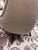 Traditional Custom Curved Barrel Upholstered Accent Chair in Neutral Check Fabric For Sale - Image 3 of 6