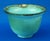 Turquoise Ceramic Bowl Vase by Pietro Melandri for Exfornace Calzi, Italy, 1920s For Sale - Image 3 of 18